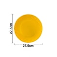 thumbnail image 5 of Juego 3 Platos Galerias El Triunfo De Melamina Amarillo Diseño Carton 27.5cm, 5 of 5