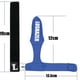 thumbnail image 2 of 2 uds., cubiertas para caña de pescar, Protector de guante de poste + cinturón de banda para envolver corbatas (azul), 2 of 6