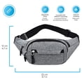thumbnail image 3 of Canotagio Cangurera Deportiva o Viaje de Tela. Riñonera Unisex Canotagio Cangurera Multiusos, 3 of 6