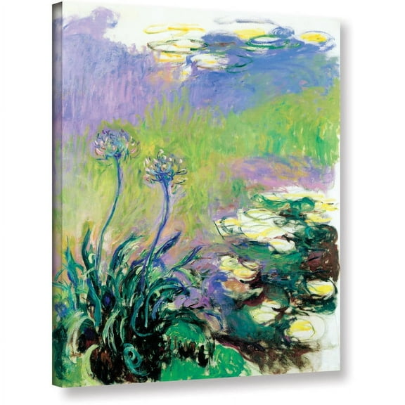 Claude Monet "Agapanthus" Gallery-Wrapped Canvas