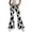 j31-White, variant on LIIPEE Girls Flared Pants Fashion Cartoon Graphic Comfort Waist Loose Pants With Pockets Kids Casual Versatile Daily Trousers,11-12 Years