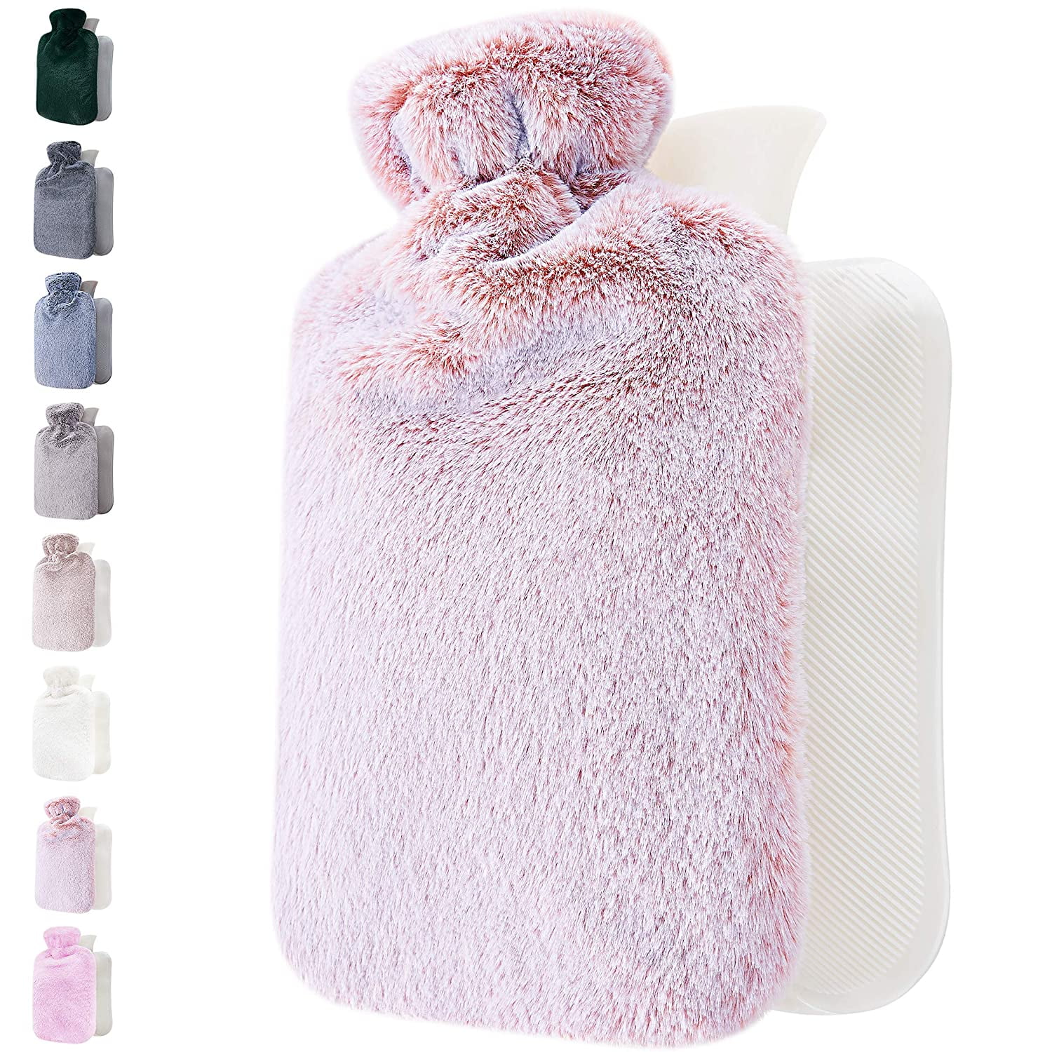 Hot water bottle with soft cover 1.8l hot water bottle large 1.8