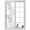 Gray, variant on White Marble Window Privacy Film, Modern Geometric Abstract Minimalist Crack Static Cling UV Sun Blocking Heat Control Window Tint, Non-Adhesive One Way Windows Privacy Cover 29.5''x78.7''