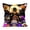 D, variant on Halloween Pillow Covers 18x18 Inch - Pumpkin and Bat Print Throw Pillow Case, Fall Harvest Decorative Cushion Cover for Couch Sofa, Soft Polyester Halloween Home Decor - Orange Black