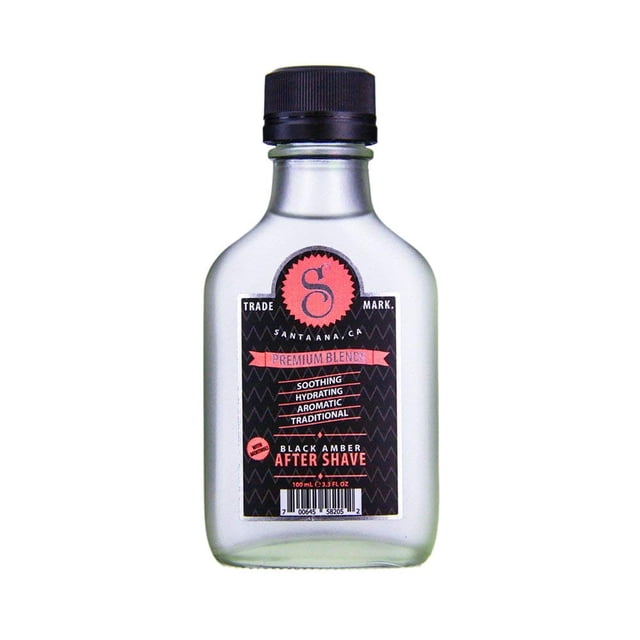 Loción para después del afeitado Suavecito Premium Blends Black Amber 100 ml para hombre