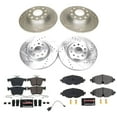 thumbnail image 2 of PowerStop Front and Rear Z23 Evolution Sport Carbon-Fiber Ceramic Brake Pad and Drilled & Slotted Rotor Kit Fits: VOLKSWAGEN Select Models K9193, 2 of 3