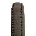 thumbnail image 5 of Nathaniel Home Full Size Upholstered Panel Bed with Nailhead, Brown, 5 of 6