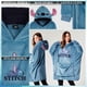 thumbnail image 4 of Sudadera con capucha Disney Stitch Blanket, 2 en 1, sudadera con capucha de forro polar extragrande para bebés Yoda Minnie Mouse, Stitch Gifts (punto azul), 4 of 6