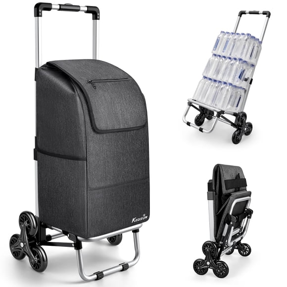 Carrito para subir escaleras KEDSUM, aleación de aluminio, 300 kg, con bolsa