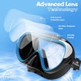 thumbnail image 3 of Máscara de buceo Freela Kids de vidrio templado antivaho impermeable, 3 of 7