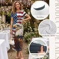 thumbnail image 6 of Psesaysky Eagle America Flag Print Couple Shirts and Dress Patriotic Clothes for Couples Womens Pencil Long Dress &Mens Dressy Shirts His or Her Clothes for 4th of July Anniversary, 6 of 6