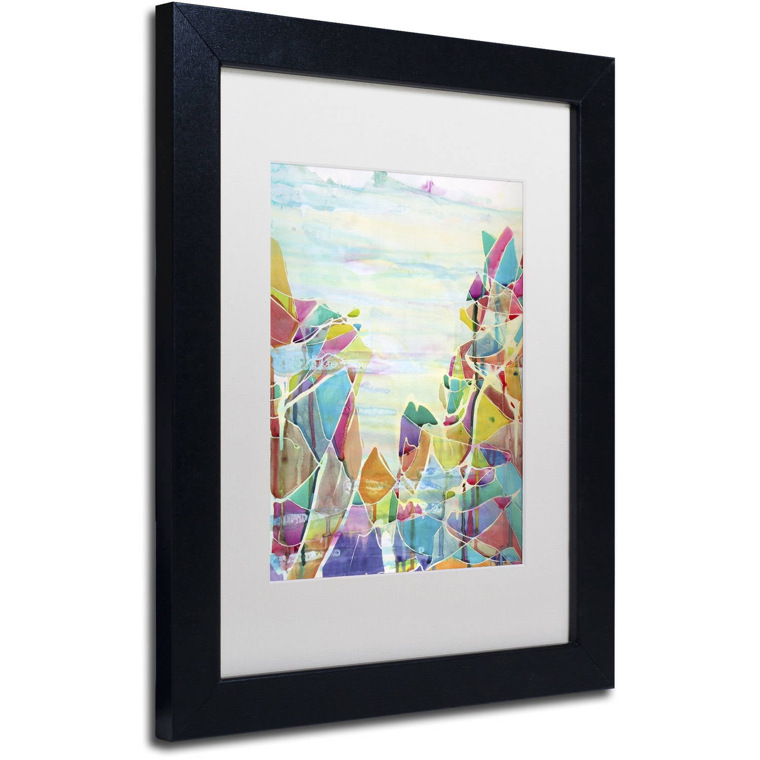 Trademark Fine Art "Pico de Orizaba" Canvas Art by Lauren Moss White Matte, Black Frame