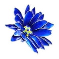 thumbnail image 6 of EHJRE Blue Enamel Fancy Rhinestone Flower Scarf Brooch Pin Lady Party Jewelry, 6 of 8