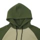 thumbnail image 5 of Sudadera con capucha para hombre, informal, deportiva, con cuello alto, botones, patchwork, manga larga, sudadera tipo jersey, blusa para hombre, 5 of 9