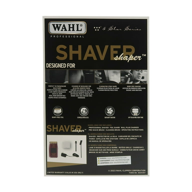 Wahl Professional 5-Star Shaver Shaper, Electric Razor Head