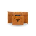 thumbnail image 1 of Texas Longhorns Laser Engraved Brown Trifold Wallet, 1 of 1