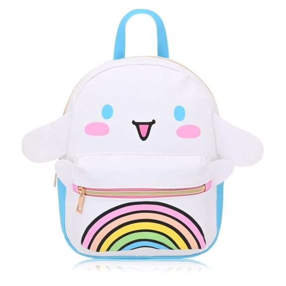 Sanrio Hello Kitty and Friends Cinnamoroll Backpack for Women, Men, Unisex Cute PU Leather 10" Mini Backpack Purse Cinnamoroll Bag & Accessories