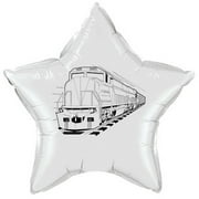 Angle View: Partypro TQP-2433 Diesel Train Mylar Balloon