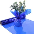thumbnail image 1 of YOPTOP Easter Cellophane Wrap Roll, Translucent Cellophane Wrapping Paper, Colored Cellophane Rolls for Gift Baskets,Blue, 1 of 5