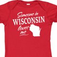 thumbnail image 4 of Inktastic Someone in Wisconsin Loves Me Boys or Girls Baby Bodysuit, 4 of 5
