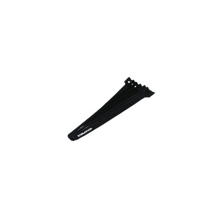 UPC: 0844660064831 | Monoprice 9  Hook & Loop Fastening Cable Tie Black 100/Pack 106483