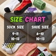 thumbnail image 5 of Colorfut Women's 20 Pairs Colorful Patterned Low Cut/No Show Socks WL39-AB, 5 of 5