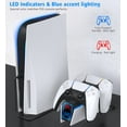 thumbnail image 5 of PS5 Controller Charger, OIVO PS5 Controller Charging Station, Dualsense PS5 Accessories with LED Indicator, 5 of 8