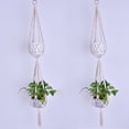 thumbnail image 5 of HOMEMAXS  2 Pcs Plant Hanger Cotton Rope Hanging Planter Planters for Indoor Plants Beige, 5 of 8