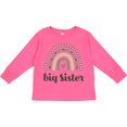 thumbnail image 3 of Inktastic Big Sister Announcement Rainbow Girls Long Sleeve Toddler T-Shirt, 3 of 5