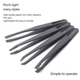 thumbnail image 4 of Carbon Fiber Anti-static tweezer for Jewelry Craft DIY Beauty Electronics Repair, 4 of 17