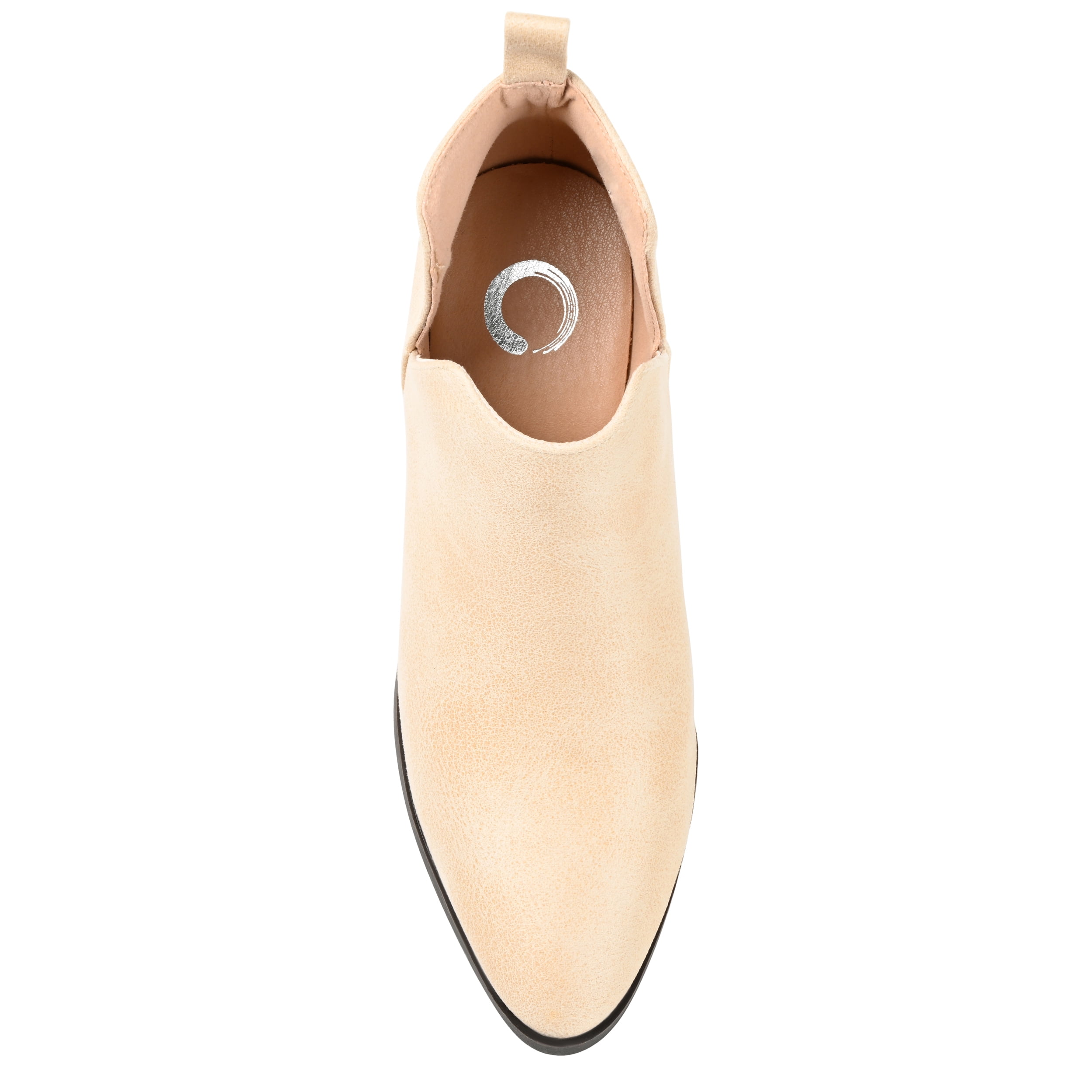 Journee Womens Lola Pull On Stacked Heel Booties, Widths Available