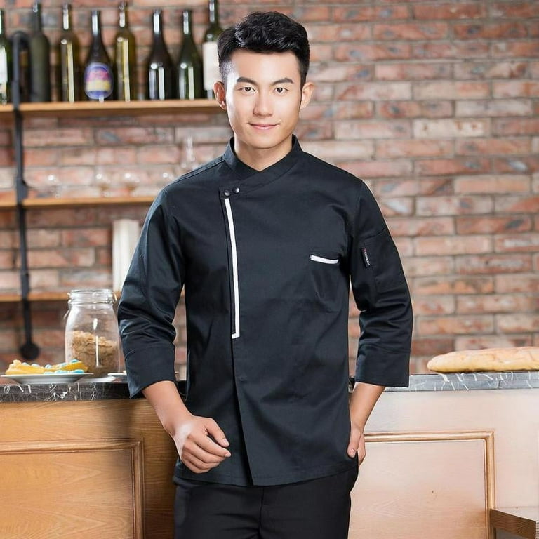 Men Women Five Star Chef Apparel Fashion Long Sleeve Executive