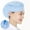 sky blue, variant on Cook Accessories Chic Breathable Hotel Restaurants Smoke-proof Dust Work Wear Hair Nets Cooking Hygienic Cap Chef Hat Work Hat RED NET