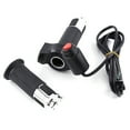 thumbnail image 2 of Twist Throttle Grips, 4 Colors Universal Voltage Throttle Grips 3 Speed With LED Display Screen Handle For Electric Bike, 2 of 2