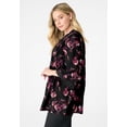 thumbnail image 3 of Roaman's Women's Plus Size Juliet Lace Trim Button-Down Shirt, 3 of 5