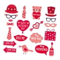 thumbnail image 4 of Accesorios para fotomatón de San Valentín Accesorios divertidos para fotomatón Suministros para disfrazarse de adultos Estilo B, 4 of 8