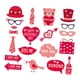 thumbnail image 4 of Accesorios para fotomatón del Día de San Valentín, para fotomatón, accesorios para fotomatón de boda para bailes, fiestas, año Estilo B Macarena Accesorios para fotos de San Valentín, 4 of 7
