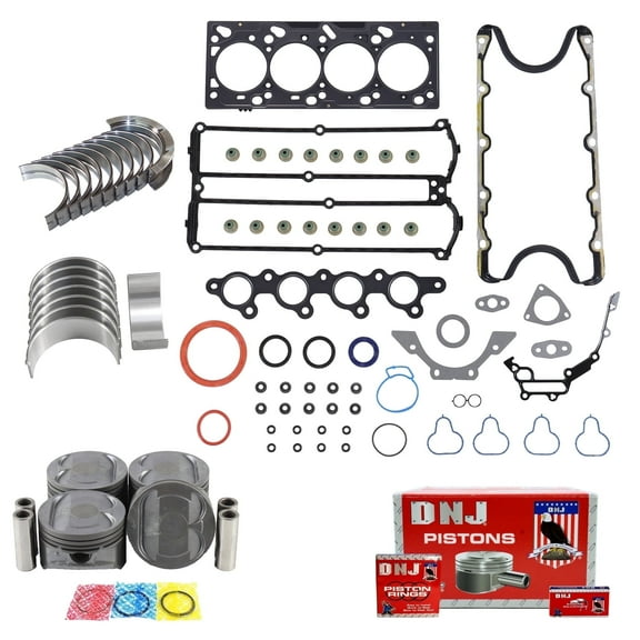 DNJ EK438 Engine Rebuild Kit Fits Cars & Trucks 2000 Ford Focus 2.0L DOHC L4 16V 121cid VIN 3