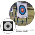 thumbnail image 3 of SOPOTUTU 100Pcs Target Shooting Supplies Black Target Paper Pack for Clear Hit Position Visibility, 3 of 7