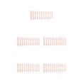 thumbnail image 3 of ZheElen Fake Nail Set French Style Scratch Resistant Press-on Fingernails Full Cover Removable for Trimble Adjustable Manicure Stickers Type 3 5Set, 3 of 6