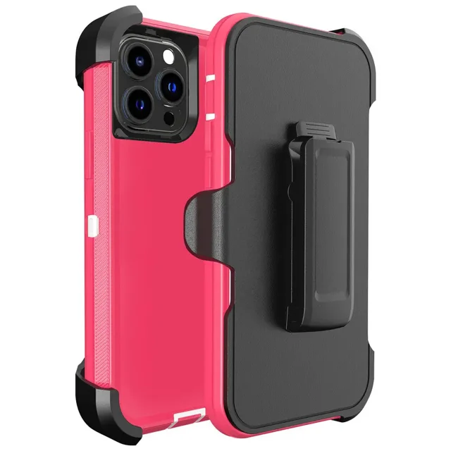 Étui Hybride de Qualité Militaire avec Étui à Clip Ceinture pour iPhone 16 Pro Max