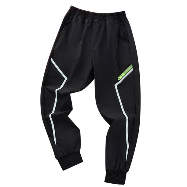 Odeerbi 7-16 Años Niños Niñas Pantalones de Chándal de Algodón de Secado Rápido Workout Athletic Sports Jogger Pantalones Elastic Waist Outdoor Hiking Joggers