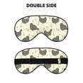 thumbnail image 2 of Goofa Funny Chicken Printed Sleep Eye Mask for Men Women, Zero Eye Pressure Sleeping Mask, Light Blocking Night Blindfold, Soft Eye Shade Cover, 2 of 7