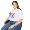 thumbnail image 7 of USA Land that I Love American Flag July 4 US Unisex Ultra Cotton Tee, 7 of 7