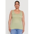 thumbnail image 2 of Women's Plus Size Rib Knit Tank Top, 2 of 5