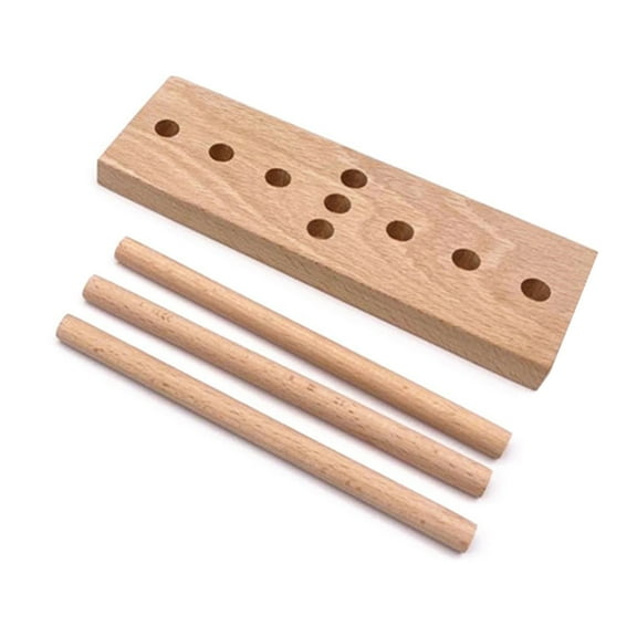 Bow Maker Bow Making Tool for Ribbon, Wooden Wreath Bow Maker for Gift Bow Decor