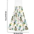 thumbnail image 3 of SKYSONIC Flying Astronautscute Cartoon Style Astronauts 2Pcs Kitchen Hanging Towel Set Hand Towels with Hanging Loop, Absorbent Hand Towel Soft Thick Dish Cloth Dry Towel, 12"x17", 3 of 6