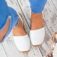 thumbnail image 4 of Sandalias de boca de pez para mujer, chanclas, zapatos planos de verano con punta abierta en la playa Wmkox8yii nm9150, 4 of 7