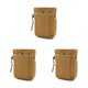 thumbnail image 4 of Greeniant Riñonera de tela Oxford, bolsillo de malla con cordón, bolsa organizadora de linterna eléctrica, para montañismo, caqui Caqui 3Conjunto, 4 of 6