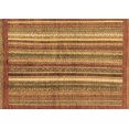 thumbnail image 1 of Ahgly Company Indoor Rectangle Abstract Brown Modern Area Rugs, 5' x 7', 1 of 4